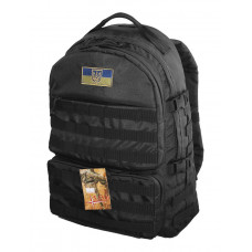 Похідний тактичний рюкзак на 40 літрів Чорний.