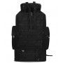Тактичний туристичний рюкзак розсувний на 80-100 літрів TacticBag RVL XS100-1-чорний