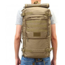Сумка-рюкзак тактична міська на 50 л TacticBag RVL R101-3-койот