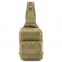 Сумка тактична через плече (однолямковий рюкзак) TacticBag RVL D14-чорний