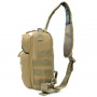 Сумка тактична через плече (однолямковий рюкзак) TacticBag RVL D14-чорний