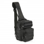 Сумка тактична через плече (однолямковий рюкзак) TacticBag RVL D14-чорний