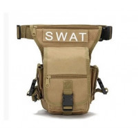 Стегнова поясна сумка S. W. A. T. Пісок.