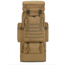 Рюкзак із системою M.O.L.L.E розсувний на 70-85 літрів TacticBag RVL k1006-койот