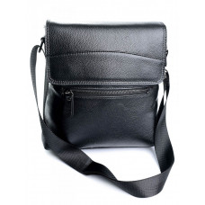 Мужская сумка через плечо из натуральной кожи RVL WY-8135 Black