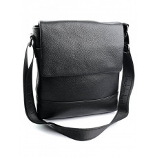 Мужская сумка через плечо из натуральной кожи RVL WY-701 Black