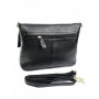 Жіночий чорний класичний клатч із натуральної шкіри RVL 836-1 Black