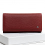 Жіночий гаманець із натуральної шкіри Dr. Bond W501 red