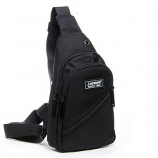 Сумка мужская на плечо Lanpad 82021 black